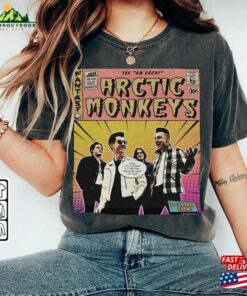 Arctic Monkeys Comic Shirt 90S Vintage Merch Book Art Do I Wanna Know Am Album World Tour Ticket 2023 Graphic Tee Gift V1 Com2405kh Classic Hoodie 1