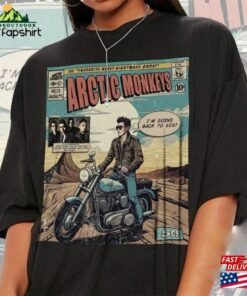 Arctic Monkeys Comic Shirt 90S Vintage Merch Book Art Favourite Worst Nightmare Album World Tour Ticket 2023 Graphic Tee Gift Sweatshirt Hoodie