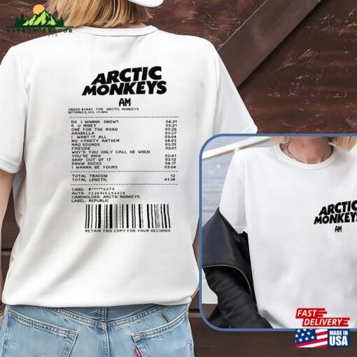 Arctic Monkeys Music Band Shirt World Tour 2023 Classic Unisex