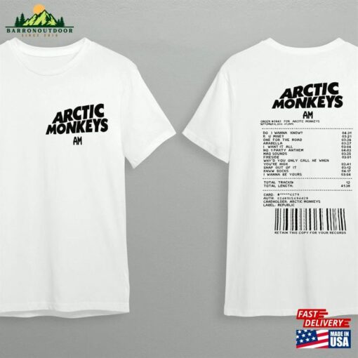 Arctic Monkeys Music Band Shirt World Tour 2023 Classic Unisex