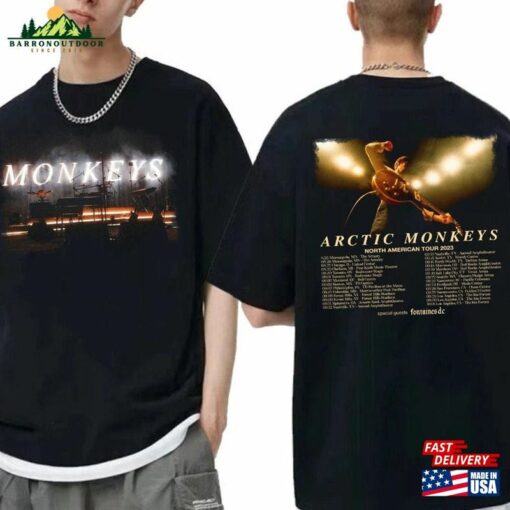 Arctic Monkeys North American Tour 2023 2Sided Shirt Concert T-Shirt Band Sweatshirt Classic Unisex