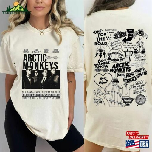 Arctic Monkeys North American Tour Shirt 2023 Band T-Shirt Unisex