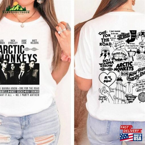 Arctic Monkeys North American Tour Shirt 2023 Band T-Shirt Unisex