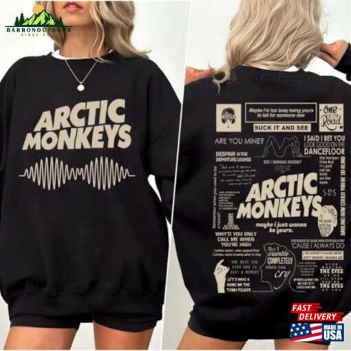 Arctic Monkeys Shirt North American Tour Band Sweatshirt Hoodie