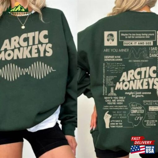 Arctic Monkeys Shirt North American Tour Band Sweatshirt Hoodie