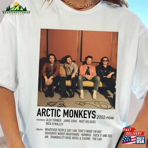 Arctic Monkeys Shirt Sweatshirt Eras Unisex