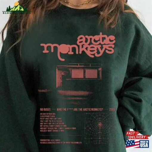 Arctic Monkeys Shirt Vintage T-Shirt Tour 2023 Unisex