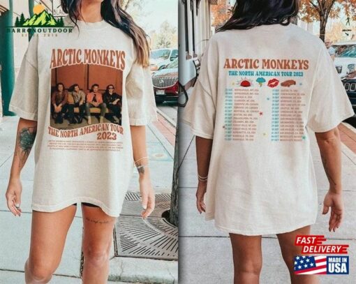 Arctic Monkeys The Car Tour 2023 Dates Double Sides Shirt Alex Turner Sweatshirt Hoodie