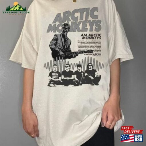 Arctic Monkeys Tour 2023Shirt Am North American Shirt Vintage T-Shirt Hoodie