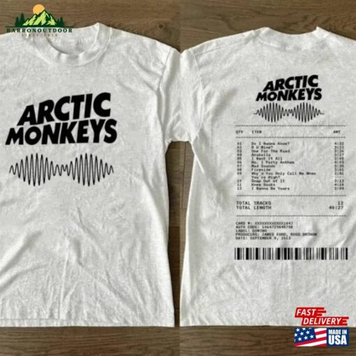 Arctic Monkeys Tour Sweatshirt Am North American Shirt Hoodie T-Shirt