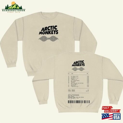 Arctic Monkeys Tour Sweatshirt Vintage T-Shirt Am North American Shirt Hoodie