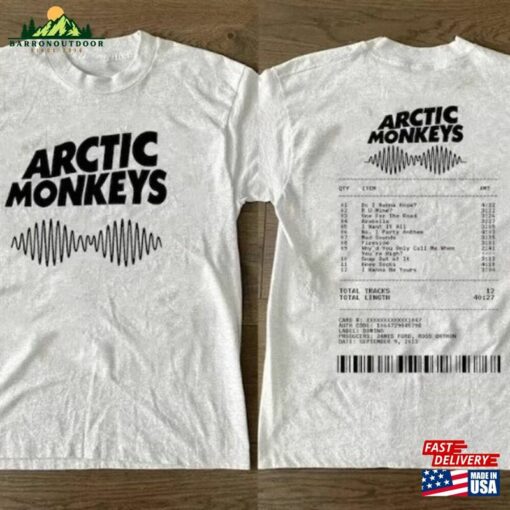 Arctic Monkeys Tour Sweatshirt Vintage T-Shirt Hoodie Unisex Classic