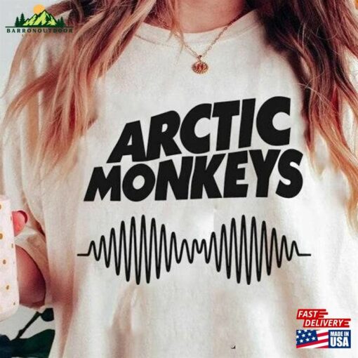 Arctic Music Lyrics Fan Art Shirt Monkey Band T-Shirt Uk Tour 2023 On Back Unisex