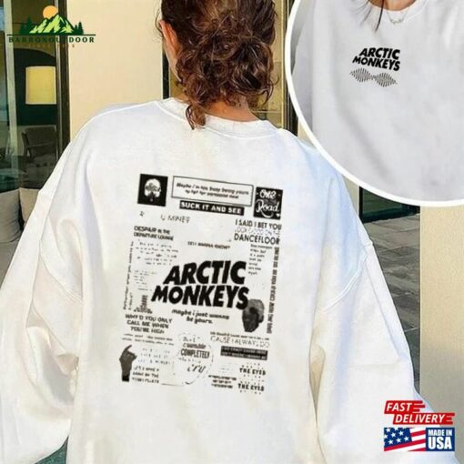 Arctic Music Shirt Arc Monkeys Merch Vintage Hoodie T-Shirt