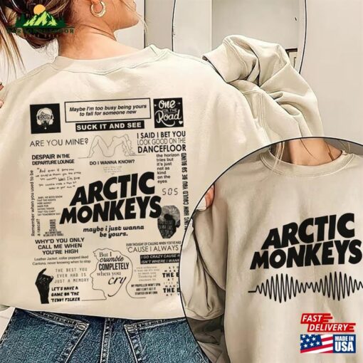 Arctic Music Shirt Arc Monkeys Sweatshirt A 2023 America Tour Hoodie Classic