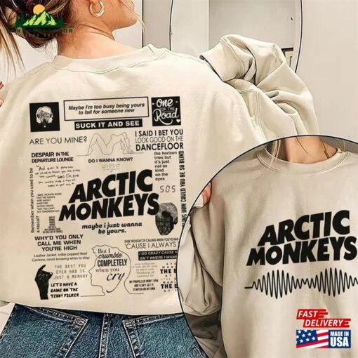 Arctic Music Shirt Arc Monkeys Sweatshirt A 2023 America Tour Hoodie T-Shirt