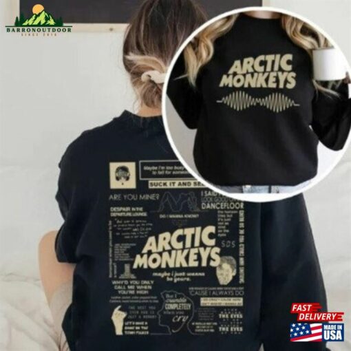 Arctic Music Shirt Arc Monkeys Sweatshirt A 2023 America Tour Hoodie Unisex Classic