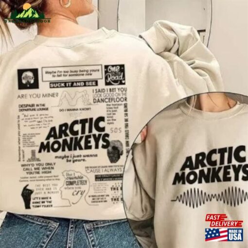 Arctic Music Shirt Arc Monkeys Sweatshirt Am Gift For Fan Hoodie T-Shirt