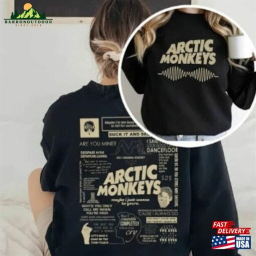 Arctic Music Shirt Arc Monkeys Sweatshirt Am Gift For Fan Hoodie T-Shirt