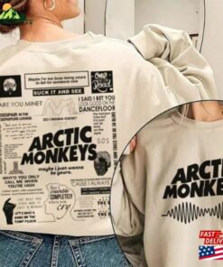 Arctic Music Shirt Arc Monkeys Sweatshirt Am Gift For Fan Unisex Classic Arctic Music Shirt Arc Monkeys Sweatshirt Am Gift For Fan Unisex Classic