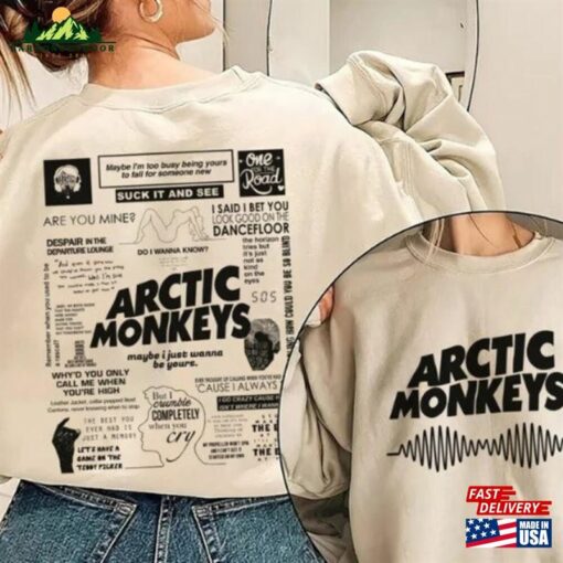 Arctic Music Shirt Arc Monkeys Sweatshirt Am Gift For Fan Unisex Classic