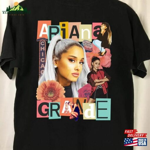 Ariana Grande Vintage 90S T Shirt Positions Tour Thank U Next Sweatshirt Unisex Hoodie