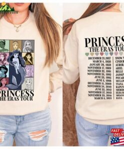 Ariel Princess Eras Tour Shirt Little Mermaid Disneyland Tee T Shirt Sweatshirt 1