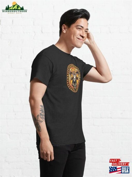 Aries Sign Mandala Circle Classic T-Shirt Unisex