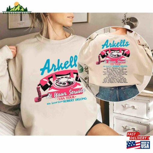 Arkells At Your Service 2023 Tour Shirt Band Fan Concert For T-Shirt Sweatshirt