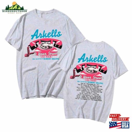 Arkells At Your Service 2023 Tour Shirt Band Fan Concert For T-Shirt Sweatshirt