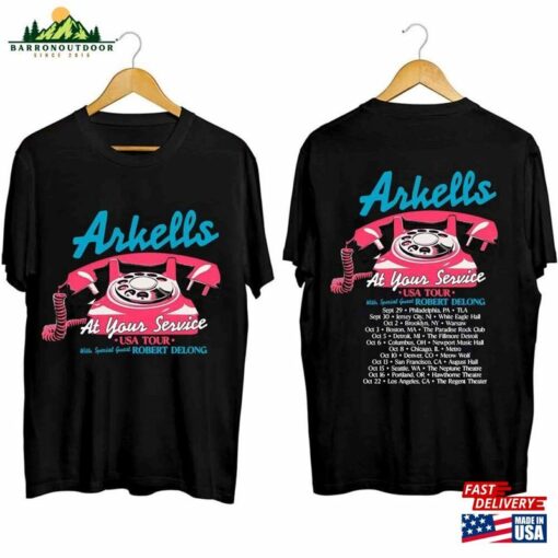 Arkells At Your Service 2023 Tour Shirt Band Sweatshirt Concert Hoodie Classic