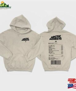 Artic Monkey Am Tracklist Hoodie Sweatshirt Music Lover Classic