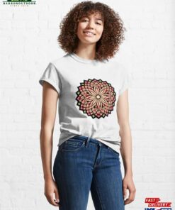 Artistic Abstract Flower Design Pattern Classic T-Shirt Sweatshirt Artistic Abstract Flower Design Pattern Classic T-Shirt Sweatshirt
