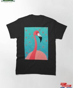 Artistic Flamingo Spirals Classic T-Shirt Sweatshirt