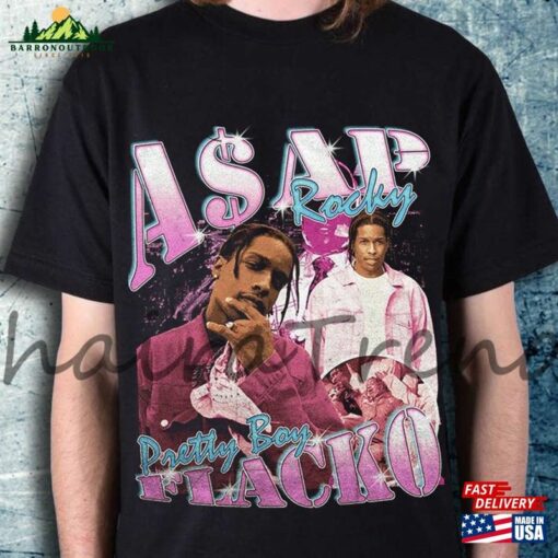 Asap Rocky Pretty Boy Flacko Rapper T-Shirt Shirt Classic