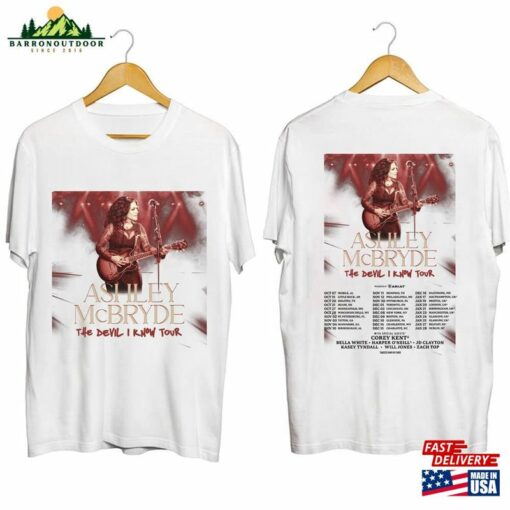 Ashley Mcbryde The Devil I Know Tour 2023 Shirt Fan Concert Classic Sweatshirt