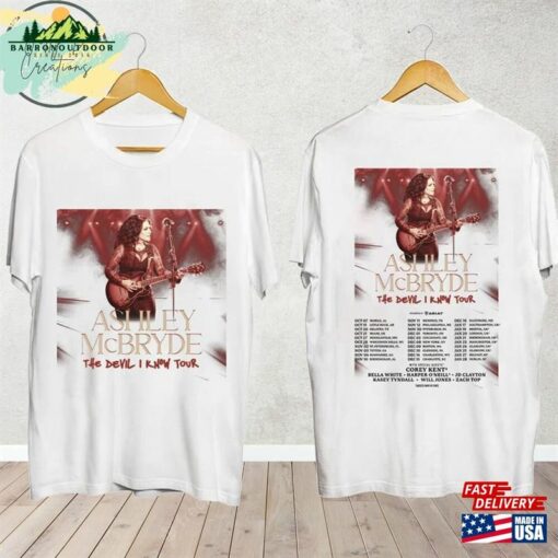 Ashley Mcbryde The Devil I Know Tour 2023 Shirt Fan Concert Classic T-Shirt