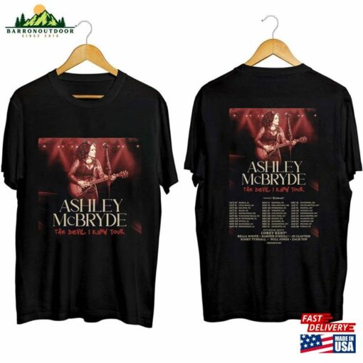 Ashley Mcbryde The Devil I Know Tour 2023 Shirt Fan Concert Unisex T-Shirt