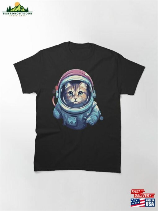 Astronaut Cat Classic T-Shirt Hoodie Sweatshirt