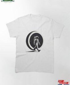 Astronaut In Space Silhouette Classic T-Shirt Unisex 1 Astronaut In Space Silhouette Classic T Shirt Unisex 2