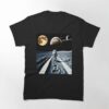 Astronaut Moon Landing Abstract Art Classic T-Shirt Sweatshirt