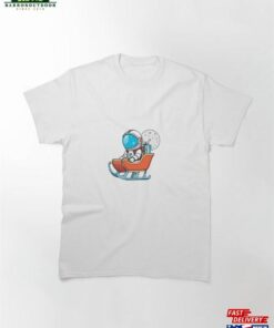 Astronaut Sled Classic T Shirt Hoodie Sweatshirt 2