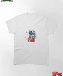 Astronauts Celebrate Christmas Classic T-Shirt Unisex 1 Astronauts Celebrate Christmas Classic T Shirt Unisex 2