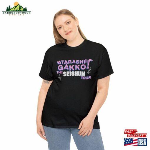 Atarashii Gakko The Seishun 2023 Tour Shirt Concert T-Shirt Unisex