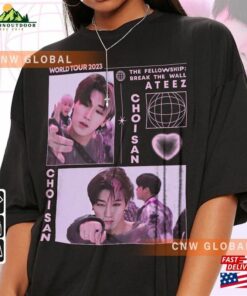 Ateez Choi San Kpop Sweatshirt World Tour 2023 Fellowship Break The Wall Tee V1 Hoodie Classic 2 Ateez Choi San Kpop Sweatshirt World Tour 2023 Fellowship Break The Wall Tee V1 Hoodie Classic 3