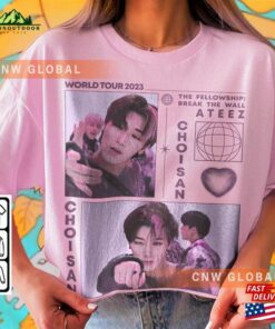 Ateez Choi San Kpop Sweatshirt World Tour 2023 Fellowship Break The Wall Tee V1 Hoodie Classic 3 Ateez Choi San Kpop Sweatshirt World Tour 2023 Fellowship Break The Wall Tee V1 Hoodie Classic 4