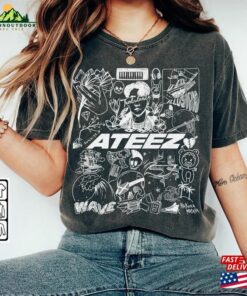 Ateez Kpop Doodle Art Shirt Vintage Merch Tee Album Lyric Tattoo Design Sweatshirt Classic Unisex Ateez Kpop Doodle Art Shirt Vintage Merch Tee Album Lyric Tattoo Design Sweatshirt Classic Unisex