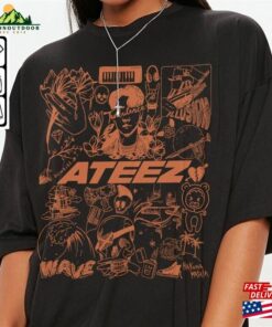 Ateez Kpop Doodle Art Shirt Vintage Merch Tee Album Lyric Tattoo Design Sweatshirt Unisex Hoodie Ateez Kpop Doodle Art Shirt Vintage Merch Tee Album Lyric Tattoo Design Sweatshirt Unisex Hoodie