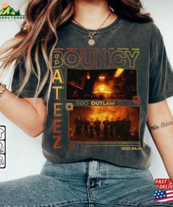 Ateez Kpop Shirt Outlaw Tee Bouncy World Tour 2023 Fellowship Break The Wall Hoodie Classic Unisex 2