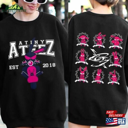 Ateez Members Sweatshirt The World Ep Fin Will Tour Shirt 2024 Kpop T-Shirt